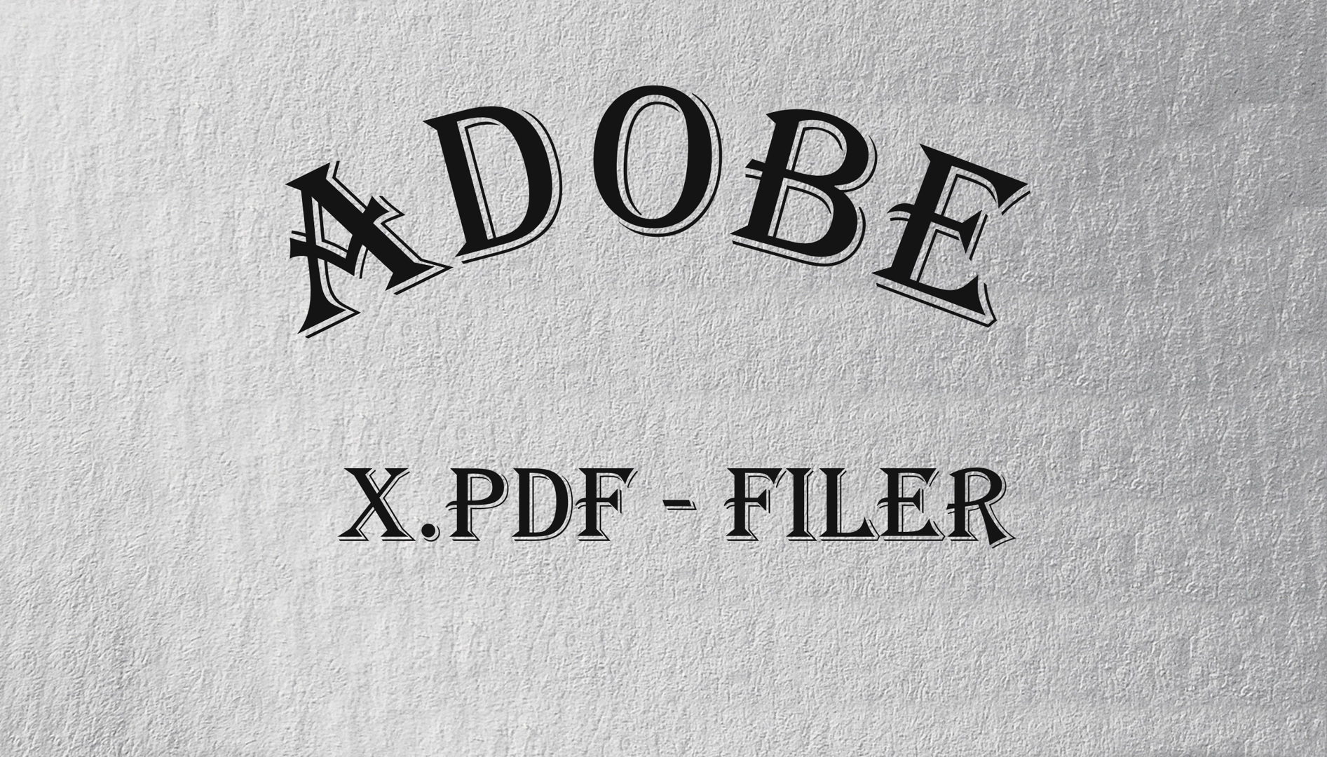 Adobe x.pdf filer