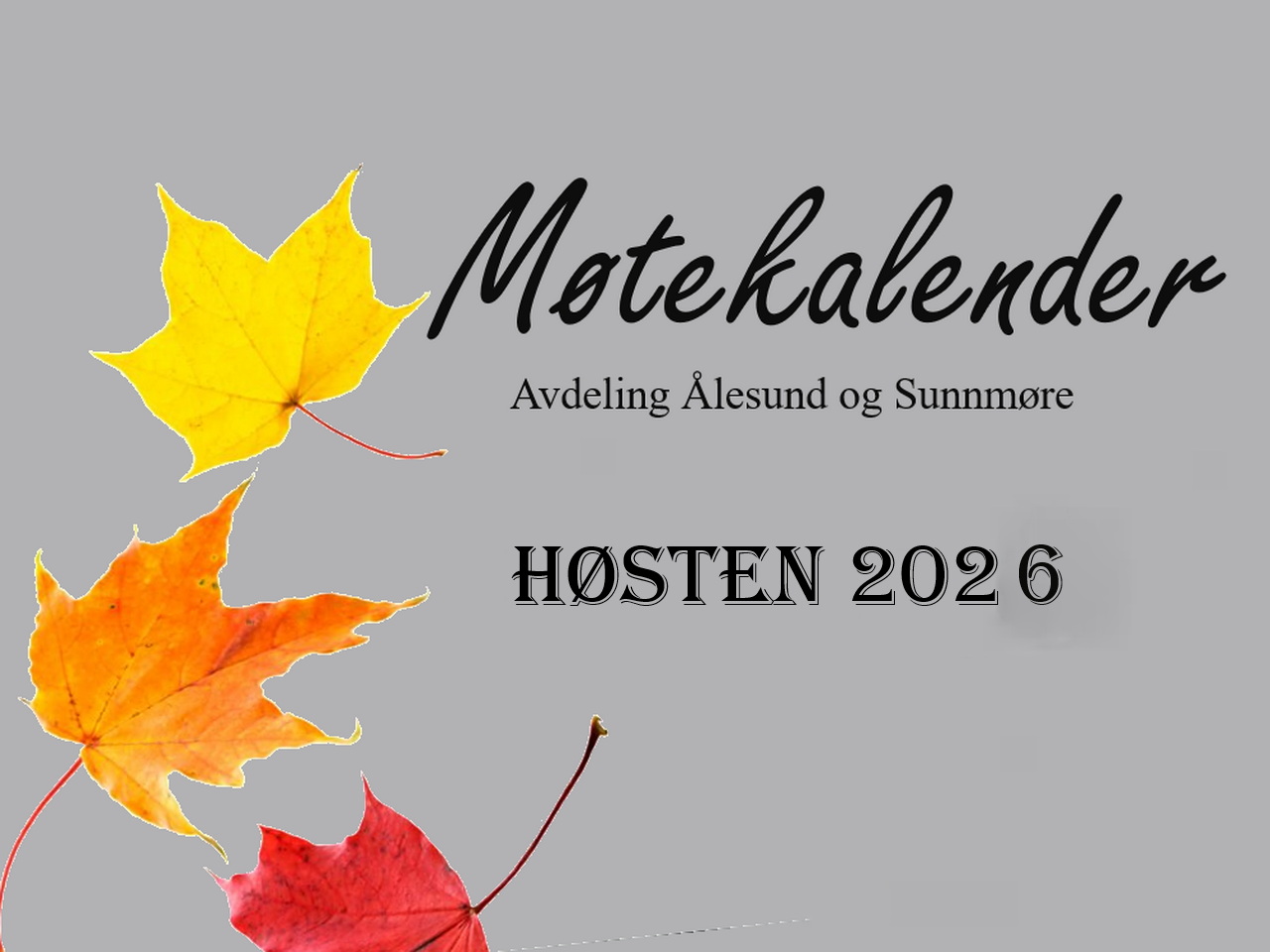 Artikkelbilde til artikkelen Møteprogram høsten 2026