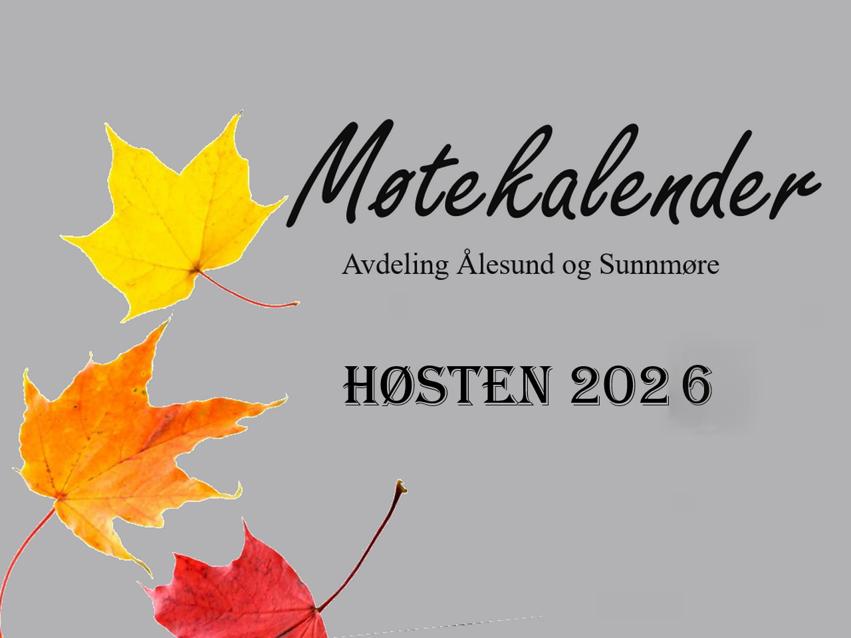 Møteprogram høsten 2026